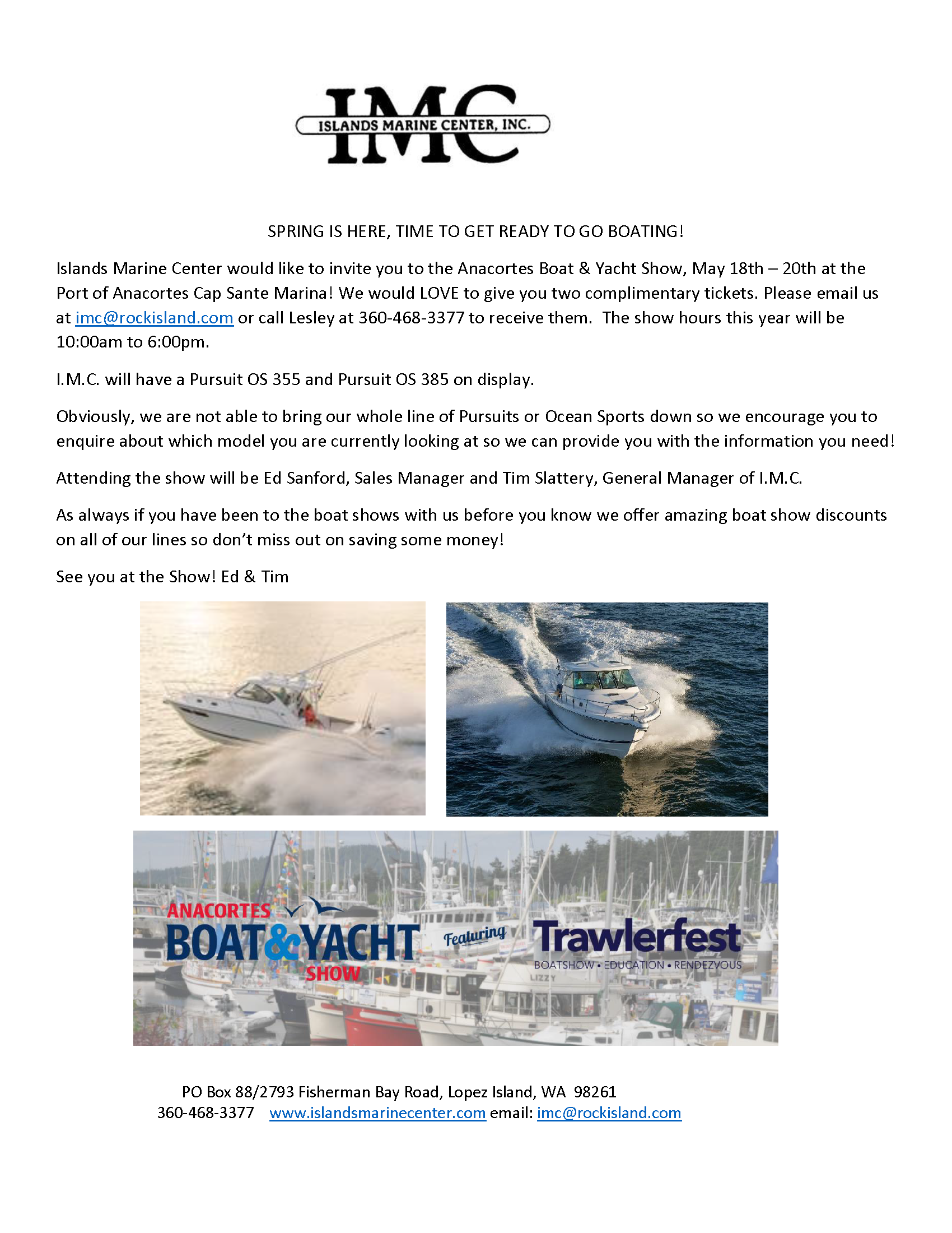 2023 Anacortes Boat Show Invite Lc
